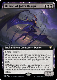 Demon of Fate's Design (0762) (Extended Art) - Foil