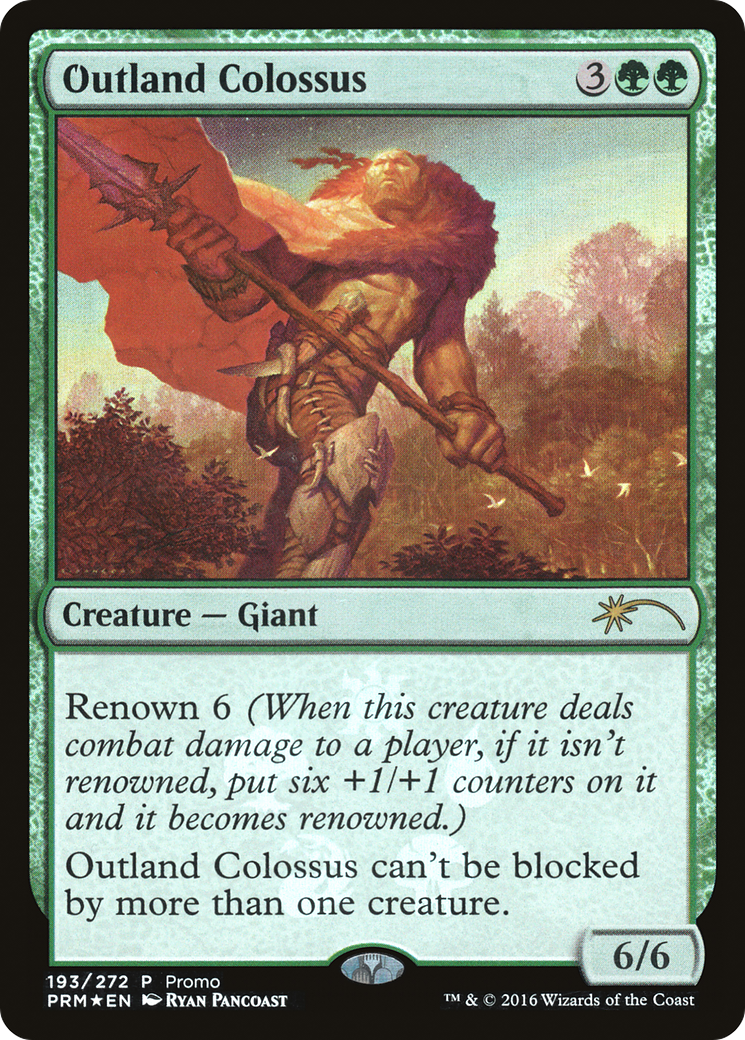 Outland Colossus (193) - Foil