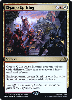 Eiganjo Uprising (217) (Prerelease) - Foil