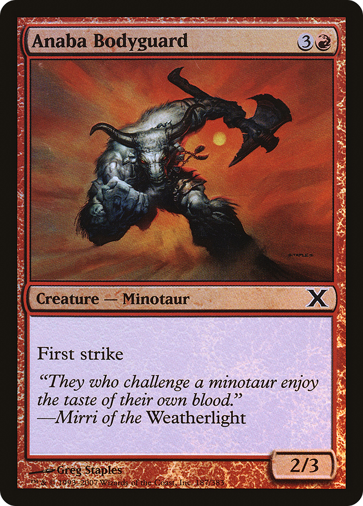 Anaba Bodyguard - Foil