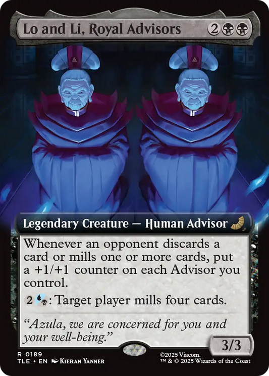 Lo and Li, Royal Advisors (0189) (Extended Art) - Foil tle