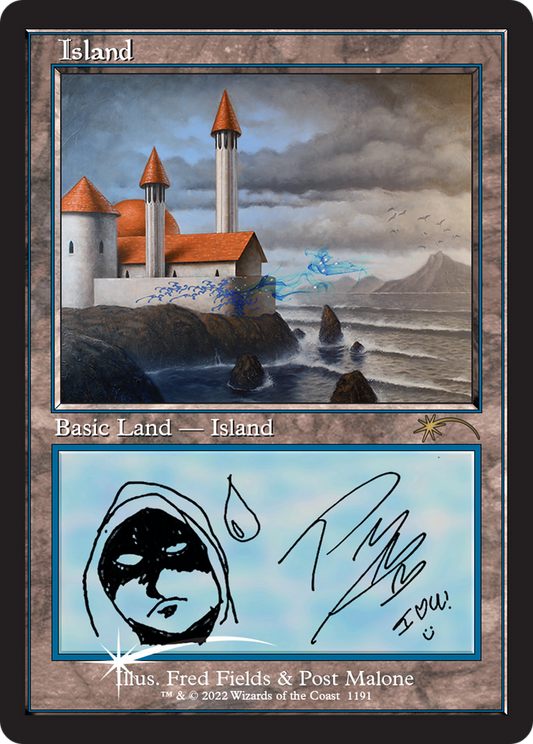 Island (1191) (Showcase) - Foil