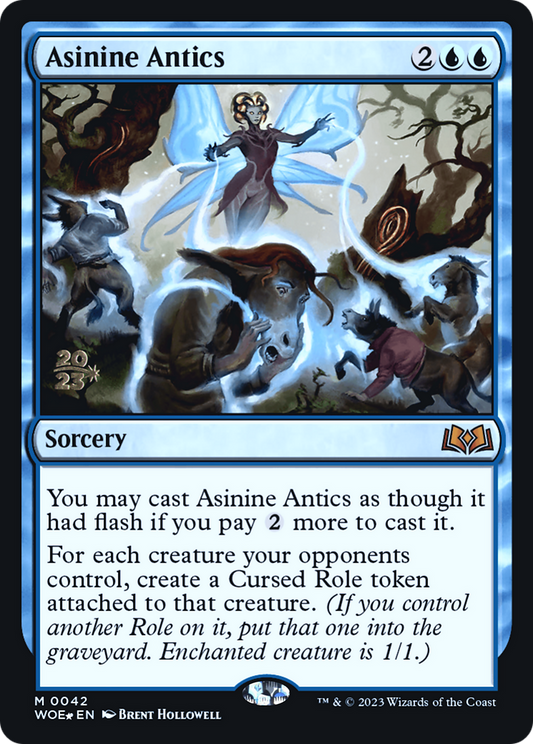 Asinine Antics (0042) (Prerelease) - Foil