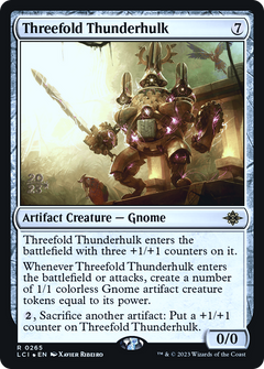 Threefold Thunderhulk (0265) (Prerelease) - Foil
