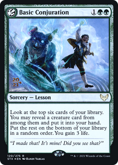 Basic Conjuration (120) (Prerelease) - Foil