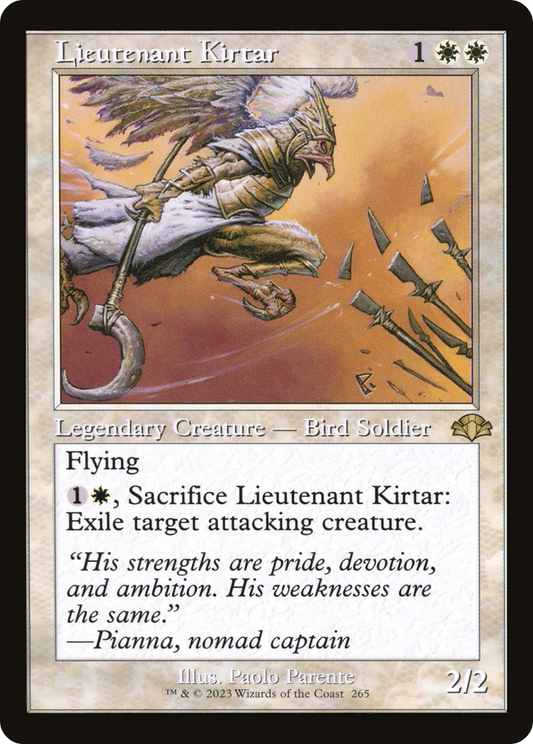 Lieutenant Kirtar (265) (Retro Frame)