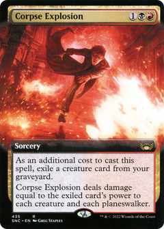 Corpse Explosion (435) (Extended Art) - Foil
