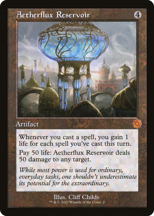 Aetherflux Reservoir (002) (Retro Frame) - Foil