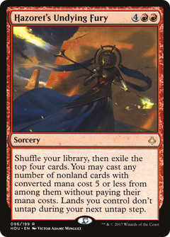Hazoret's Undying Fury - Foil