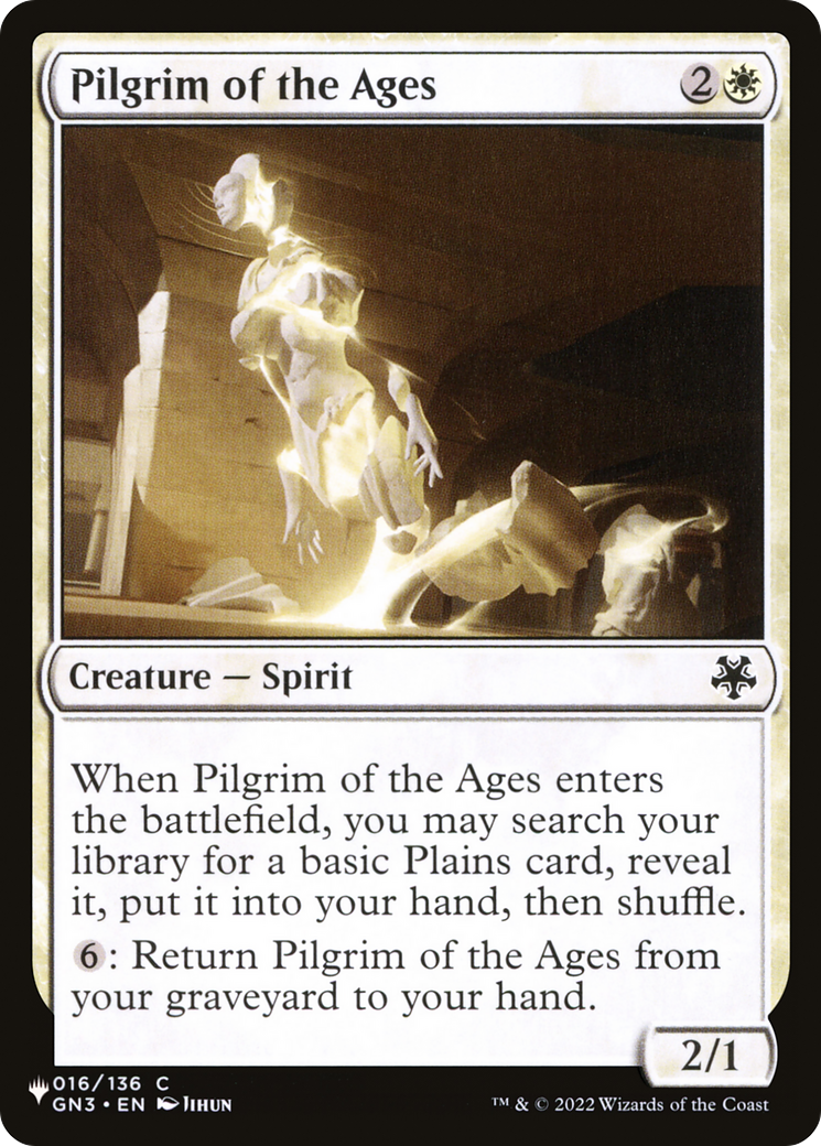 Pilgrim of the Ages (GN3-16) (PLST)