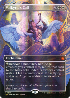 Valkyrie's Call (0371) (Borderless) - Mana Foil