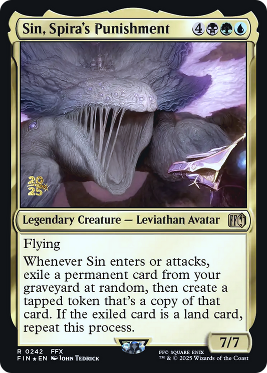 Sin, Spira's Punishment (0242) (Prerelease) - Foil