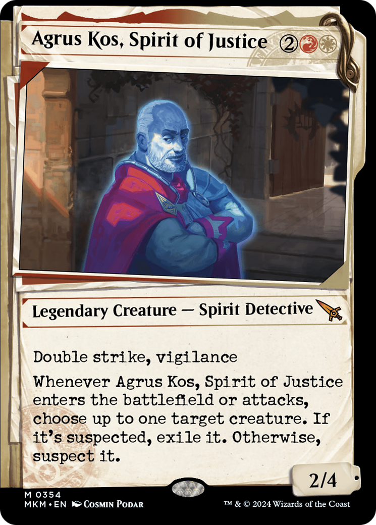 Agrus Kos, Spirit of Justice (0354) (Showcase) - Foil