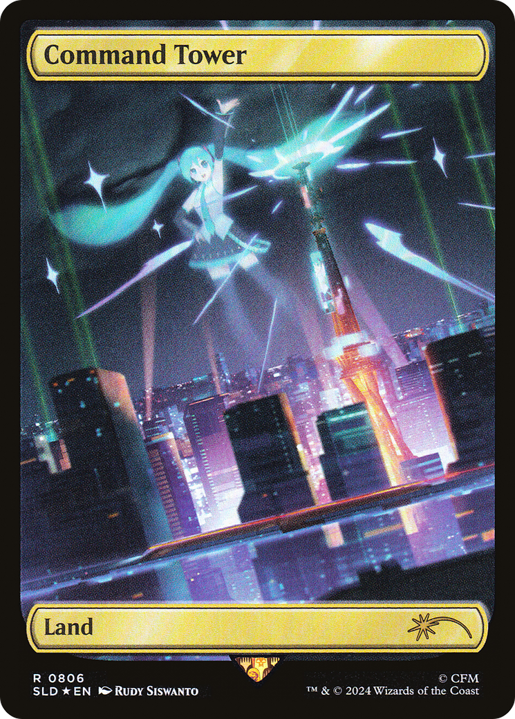 Command Tower (0806) (Textless) - Rainbow Foil