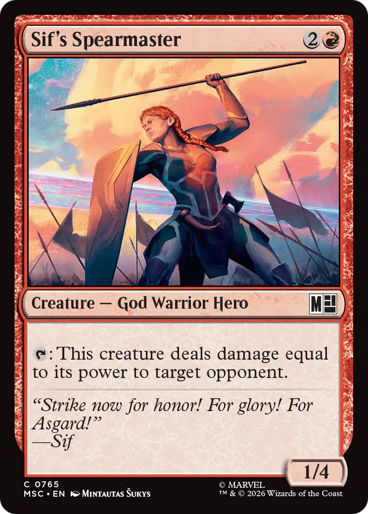 Sif's Spearmaster (MSC)