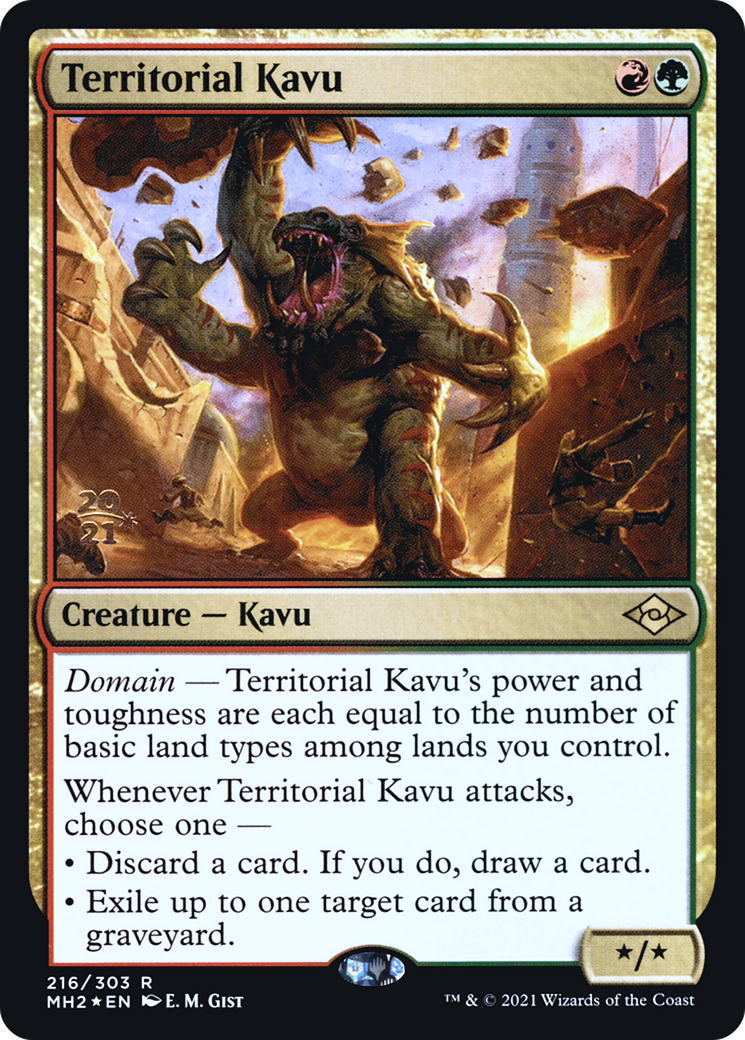 Territorial Kavu (216) (Prerelease) - Foil