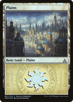 Plains (B01) (Ravnica Weekend) - Foil