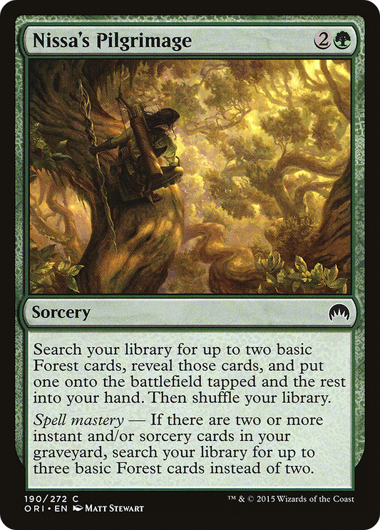 Nissa's Pilgrimage - Foil