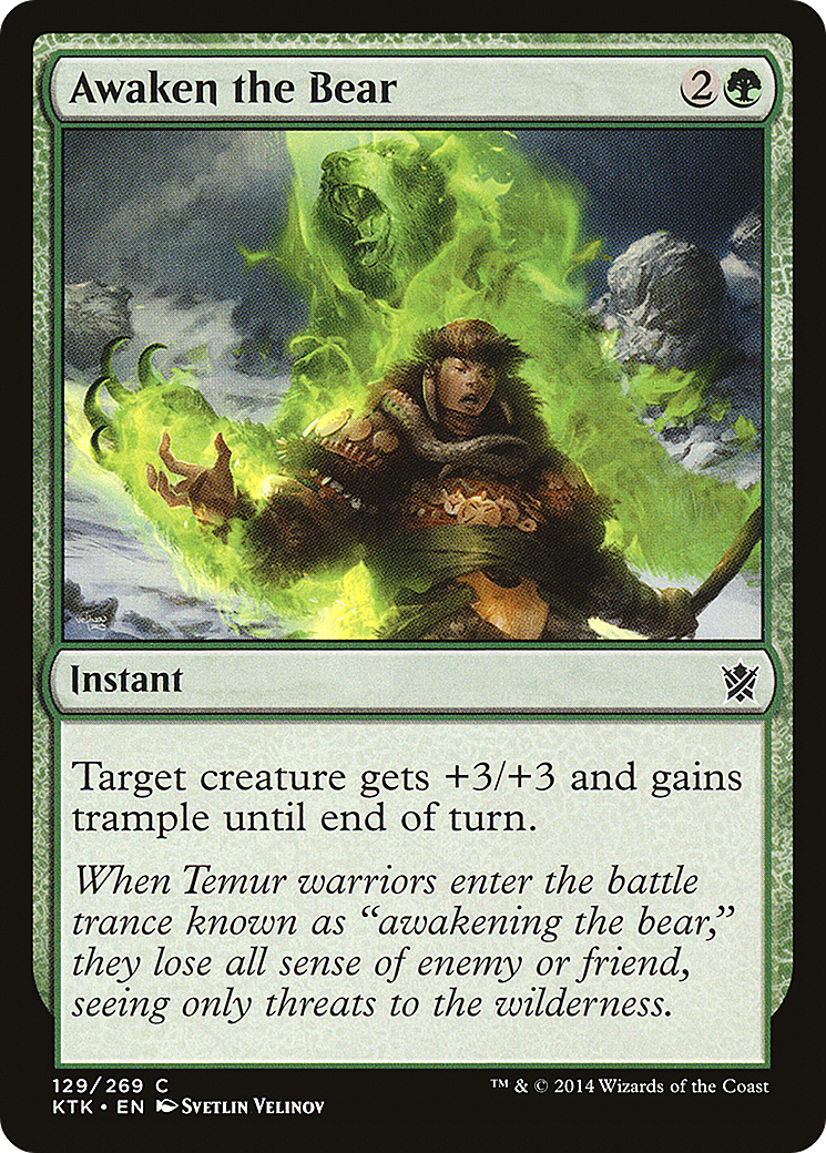 Awaken the Bear - Foil