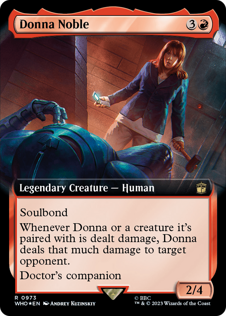 Donna Noble (0973) (Extended Art) - Surge Foil