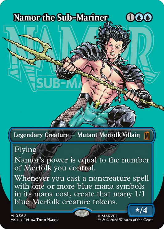 Namor the Sub-Mariner (0362) (Borderless) (MSH)