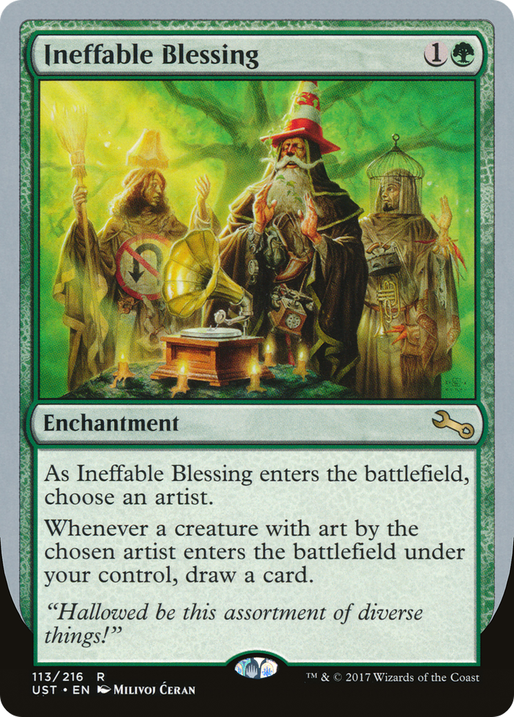 Ineffable Blessing (Choose an Artist)