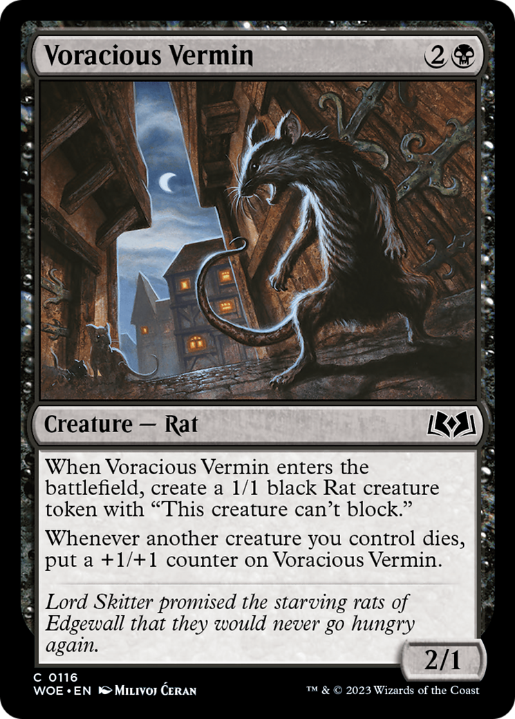 Voracious Vermin - Foil