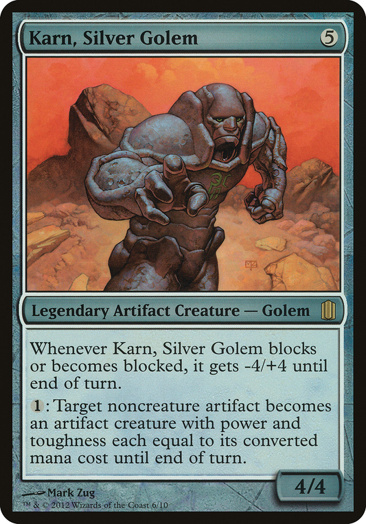 Karn, Silver Golem (Oversized) - Foil