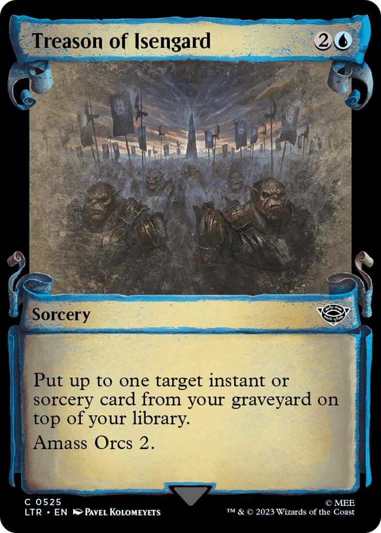 Treason of Isengard (0525) (Showcase) - Silver Foil