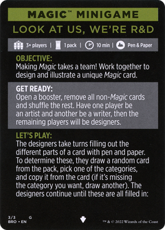 Magic Minigame: Look at Us, We're R&D (MBRO)