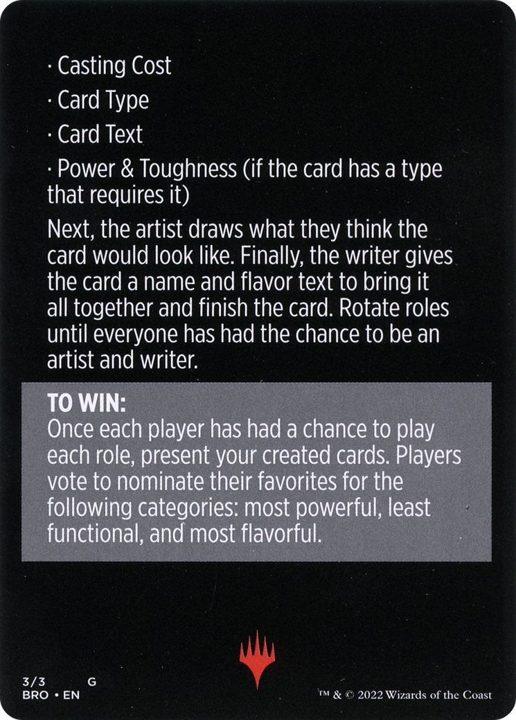 Magic Minigame: Look at Us, We're R&D (MBRO)