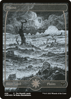Plains (408) (The Moonlit Lands) - Silver Foil Etched