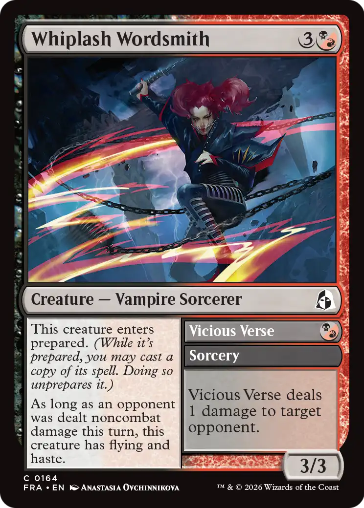 Whiplash Wordsmith // Vicious Verse (FRA) - Foil