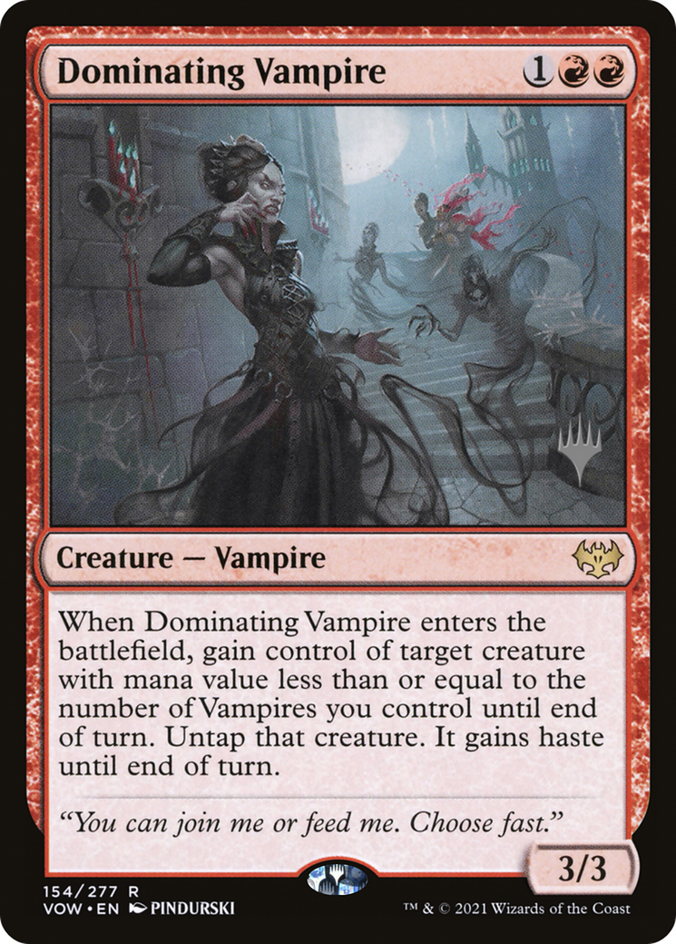 Dominating Vampire (154) (Promo Pack) - Foil