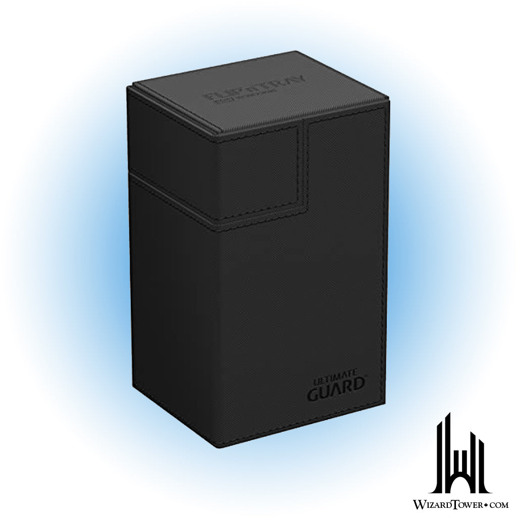 Deck Box - Flip'n'Tray - Monocolor Black 80+