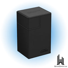 Deck Box - Flip'n'Tray - Monocolor Black 80+