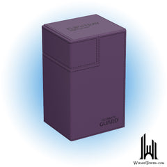 Deck Box - Flip'n'Tray - Monocolor Purple 80+