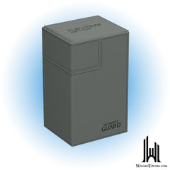 Deck Box - Flip'n'Tray - Monocolor Grey 80+