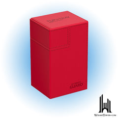 Deck Box - Flip'n'Tray - Monocolor Red 80+