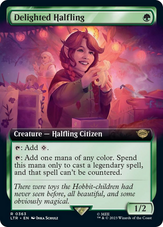 Delighted Halfling (0363) (Extended Art)