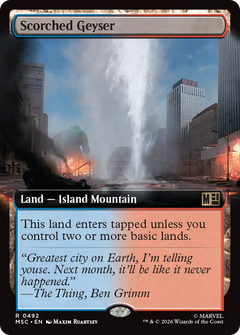 Scorched Geyser (0492) (Extended Art) (MSC)