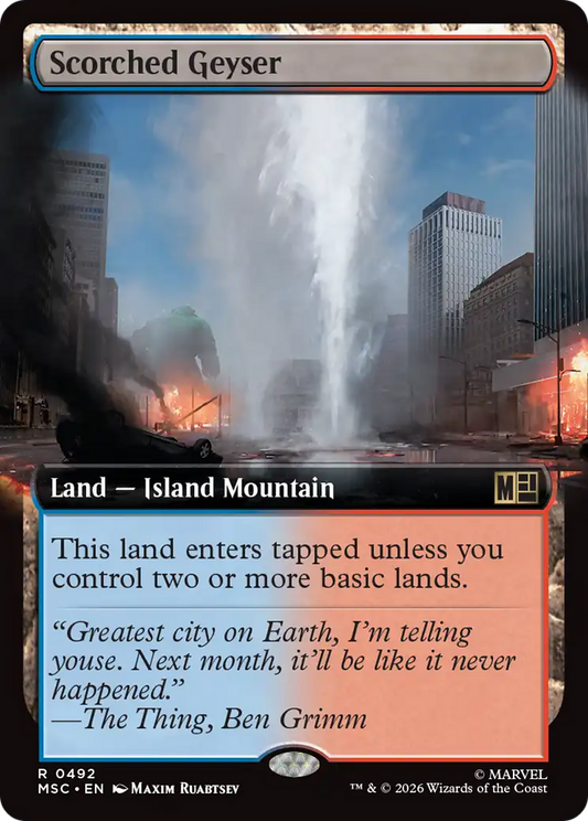 Scorched Geyser (0492) (Extended Art) (MSC)