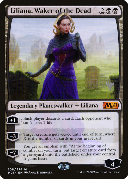 Liliana, Waker of the Dead (108) (Promo Pack) - Foil