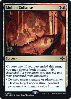 Molten Collapse (0234) (Prerelease) - Foil