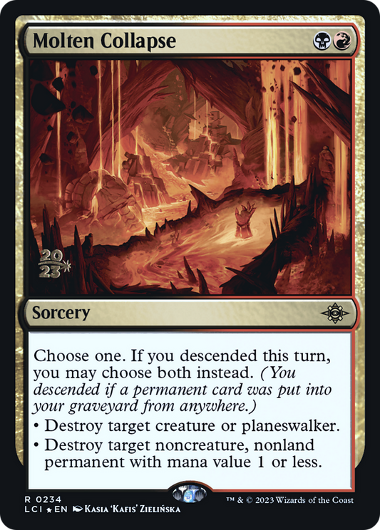 Molten Collapse (0234) (Prerelease) - Foil