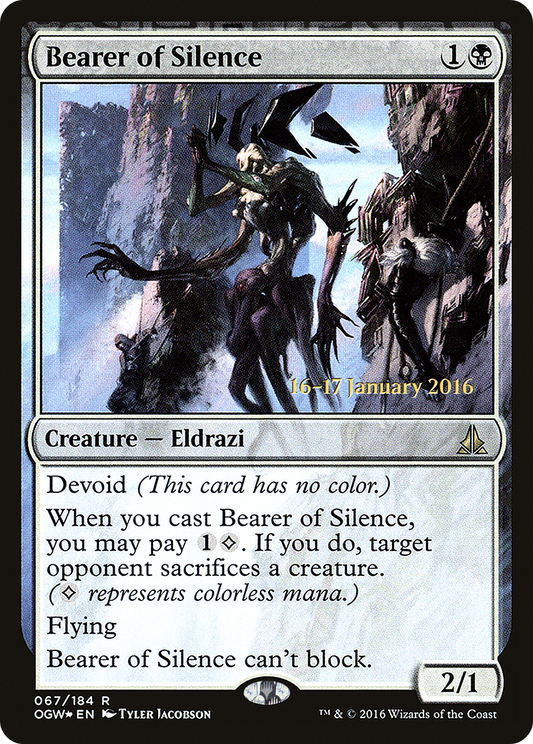 Bearer of Silence (067) (Prerelease) - Foil