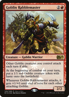 Goblin Rabblemaster (145) (Buy-a-Box) - Foil