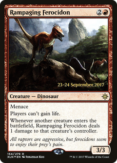Rampaging Ferocidon (154) (Prerelease) - Foil