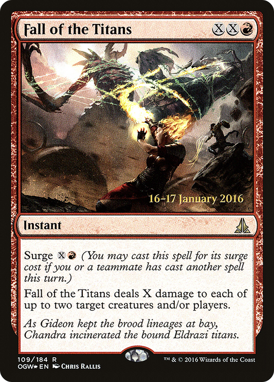 Fall of the Titans (109) (Prerelease) - Foil
