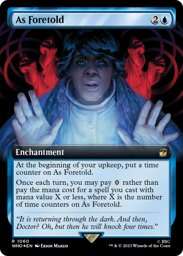 As Foretold (1060) (Extended Art) - Surge Foil